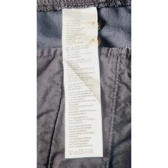 Tommy Bahama Mens Boracay Shorts Black Stretch Cotton Tencel Blend Sz 35 - Picture 9 of 9